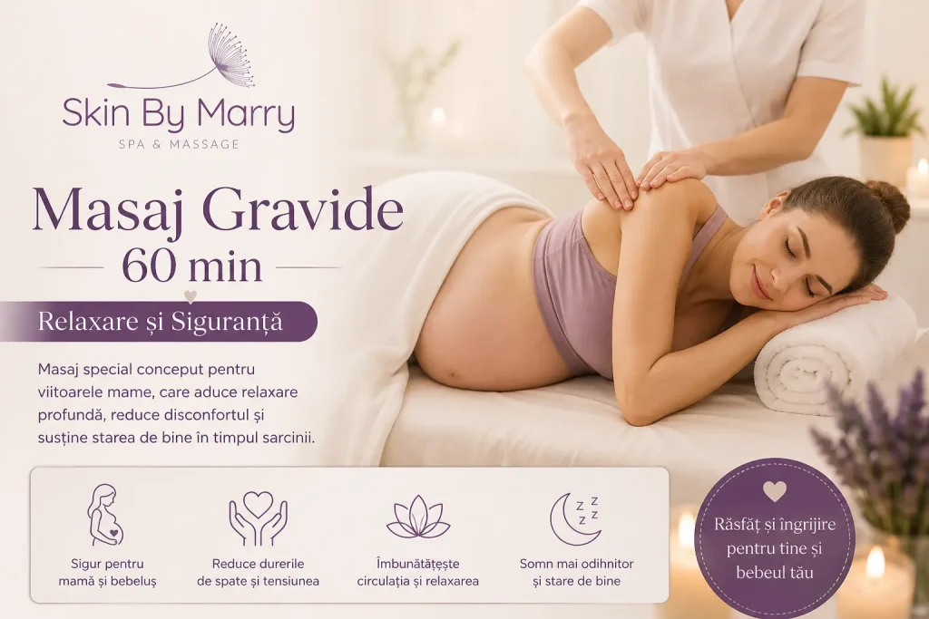 Masaj Gravide 60 min – Relaxare și Siguranță
