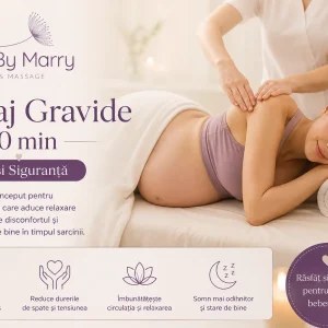 Masaj Gravide 60 min – Relaxare și Siguranță